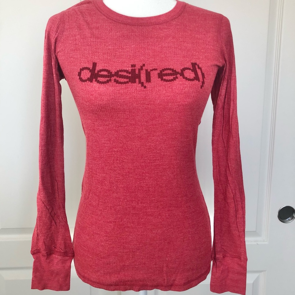 Gap Red long sleeve thermo top